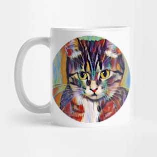 Cheerful floppy cat Mug